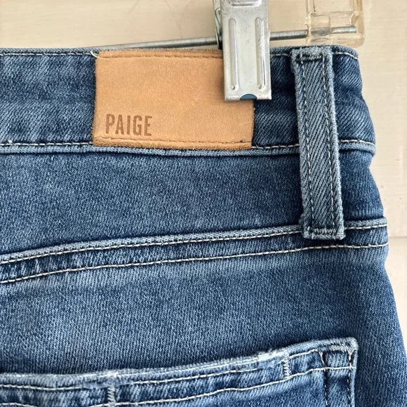 PAIGE Colette Crop Flare Jeans Size 26 - Picture 13 of 14